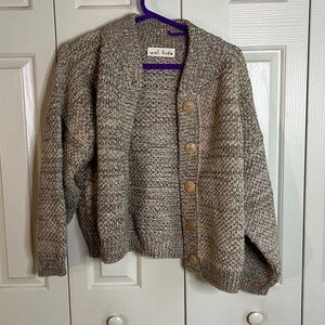 Wol Hide Knit Cardigan Sweater